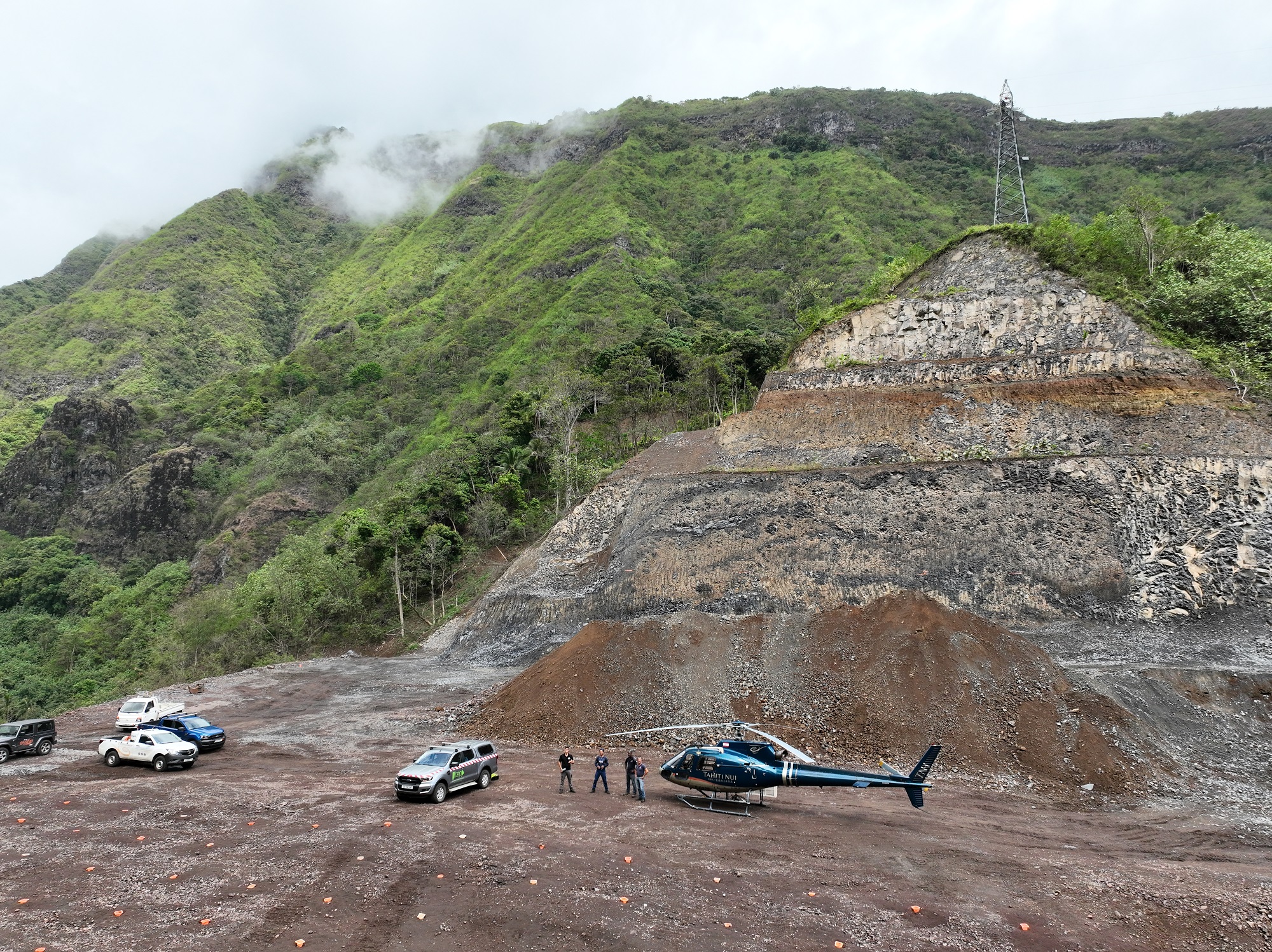 Une intervention aérienne dans des zones isolées